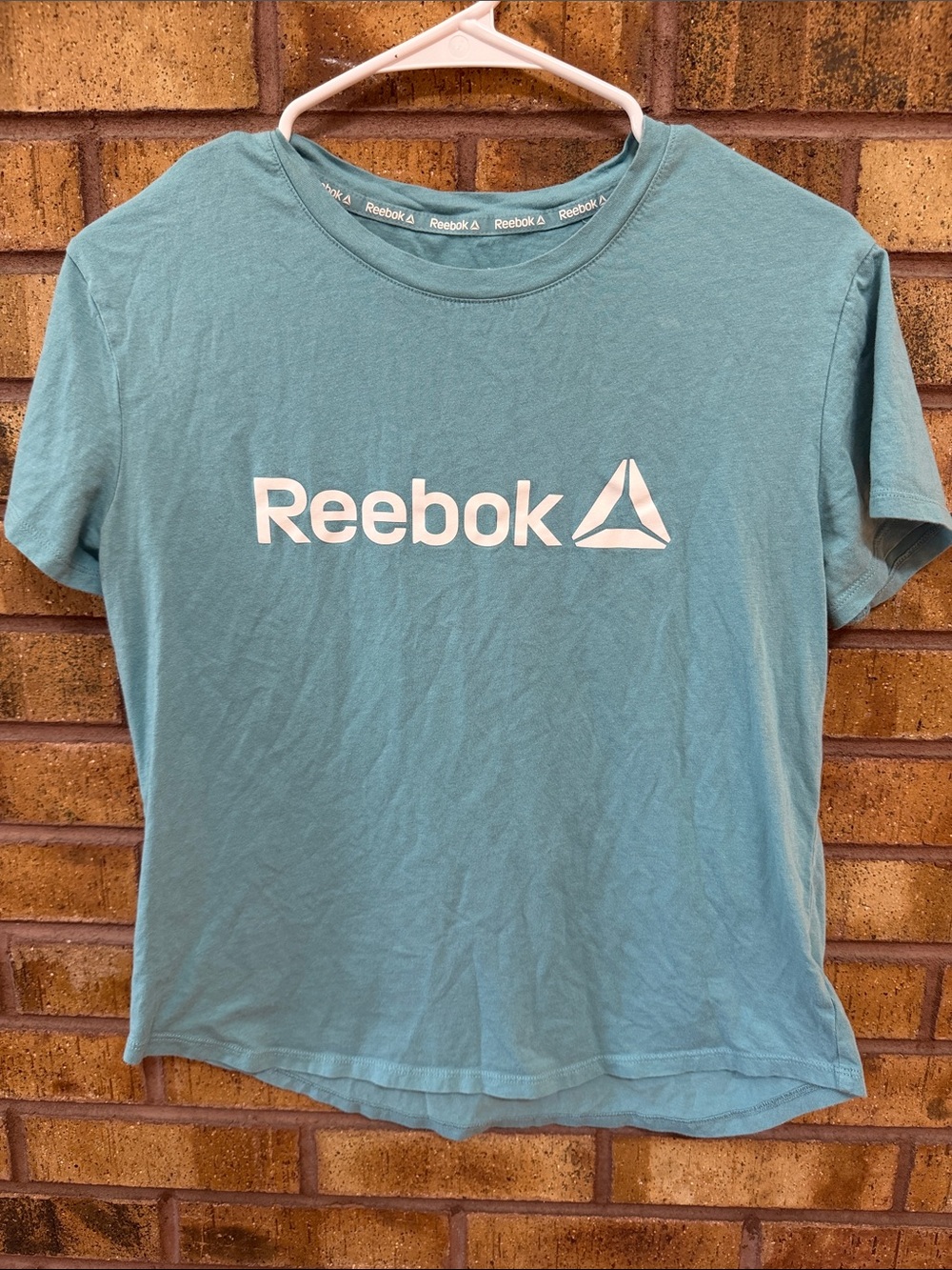 Reebok Teal Short Sleeve Logo Tee